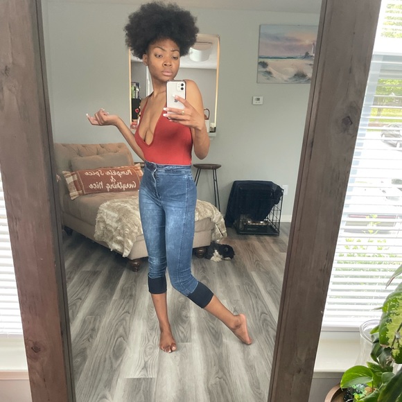 Rusty Red Bodysuit Tanktop - Picture 10 of 16